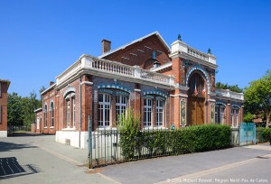 Salle des fêtes de la cité d'Arenberg à Wallers. Compagnie des mines d’Anzin