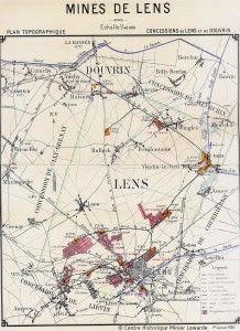 Concession de la Société des mines de Lens en 1909 © Centre Historique Minier Lewarde