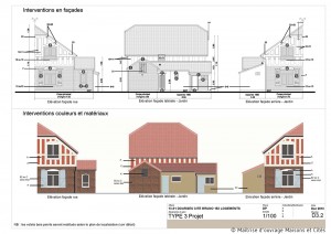 Cité Bruno à Dourges : colorimétrie pour la restitution des façades d’origine, Agence Etienne Sintive Architectes, Maîtrise d’ouvrage Maisons et Cités